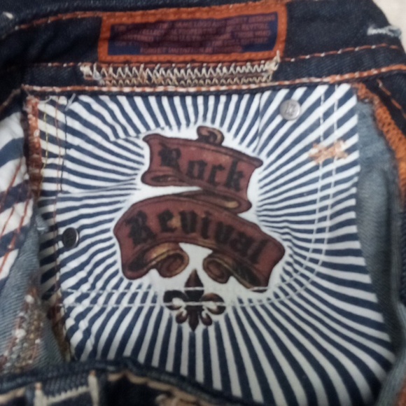 Rock Revival Women's 26 Easy Boot Kai Embellished Embroidered Distressed NWT - Picture 8 of 13